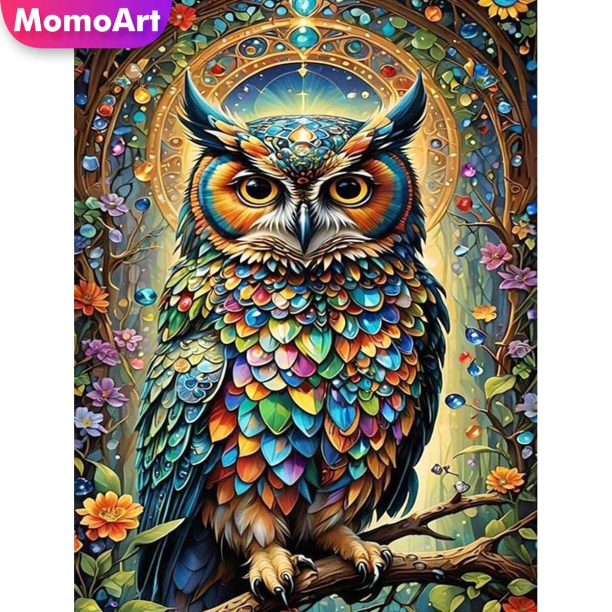 Photo Mosaic Print - Momoart produk baru Berlian mosaik burung