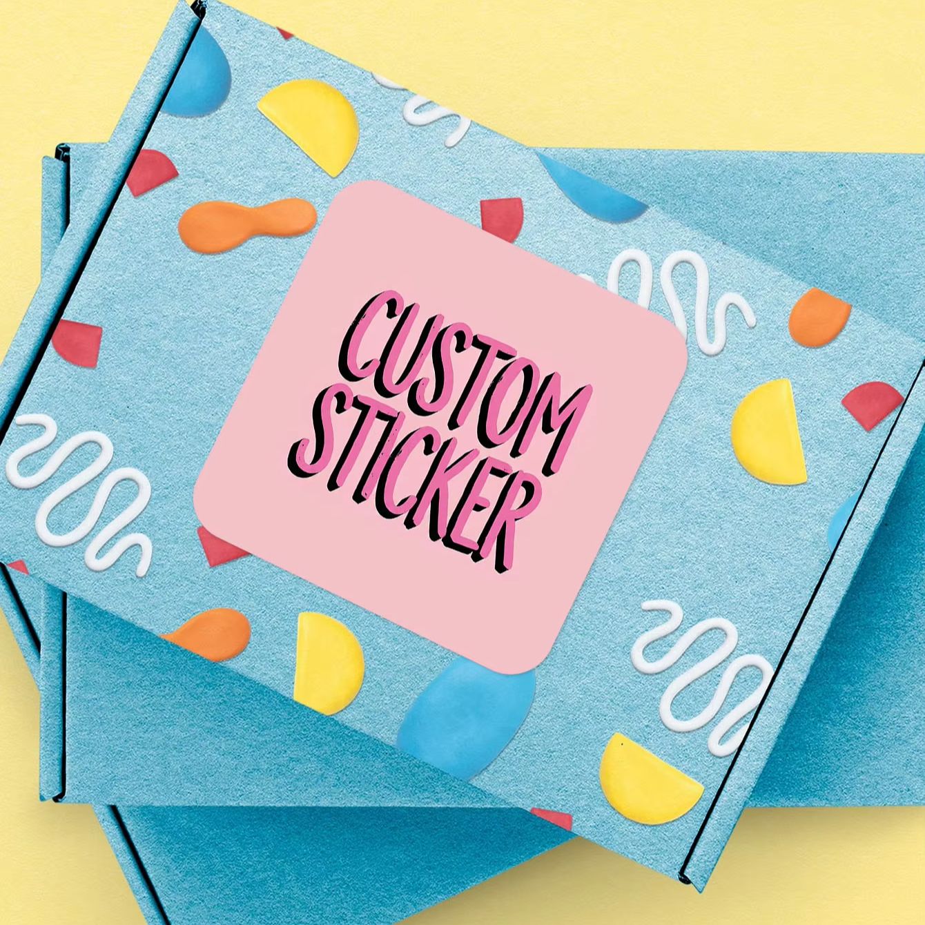 1-180 Buah Stiker Persegi Kust - Personalised Candle Label ulasan dan harga