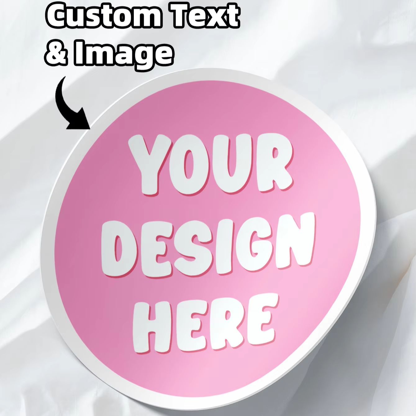 1/48/96 Buah Stiker Tahan Air  - Personalised Candle Label ulasan dan harga